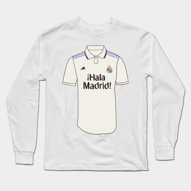 ¡hala madrid! Long Sleeve T-Shirt by osnapitzami